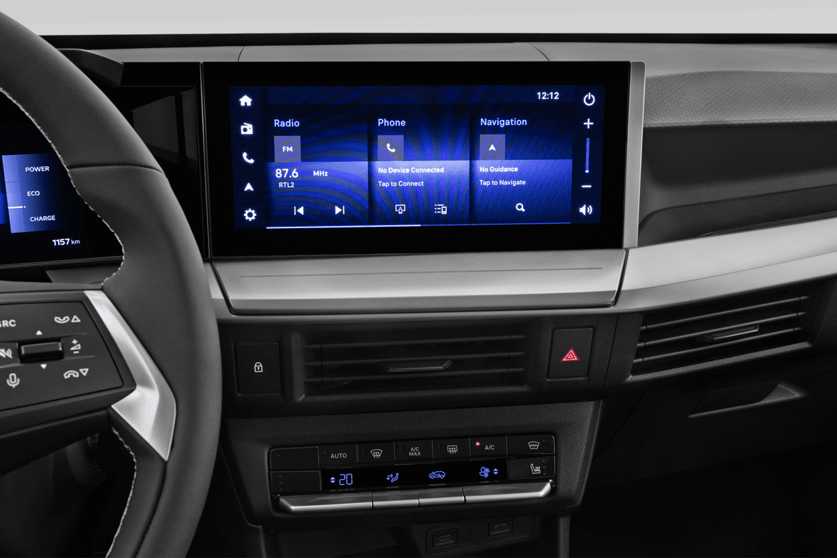 Mittelkonsole eines Opel Frontera