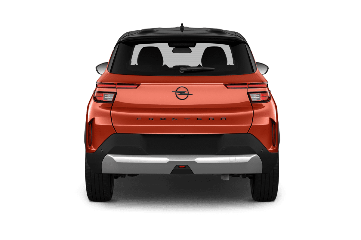 Heckansicht eines Opel Frontera