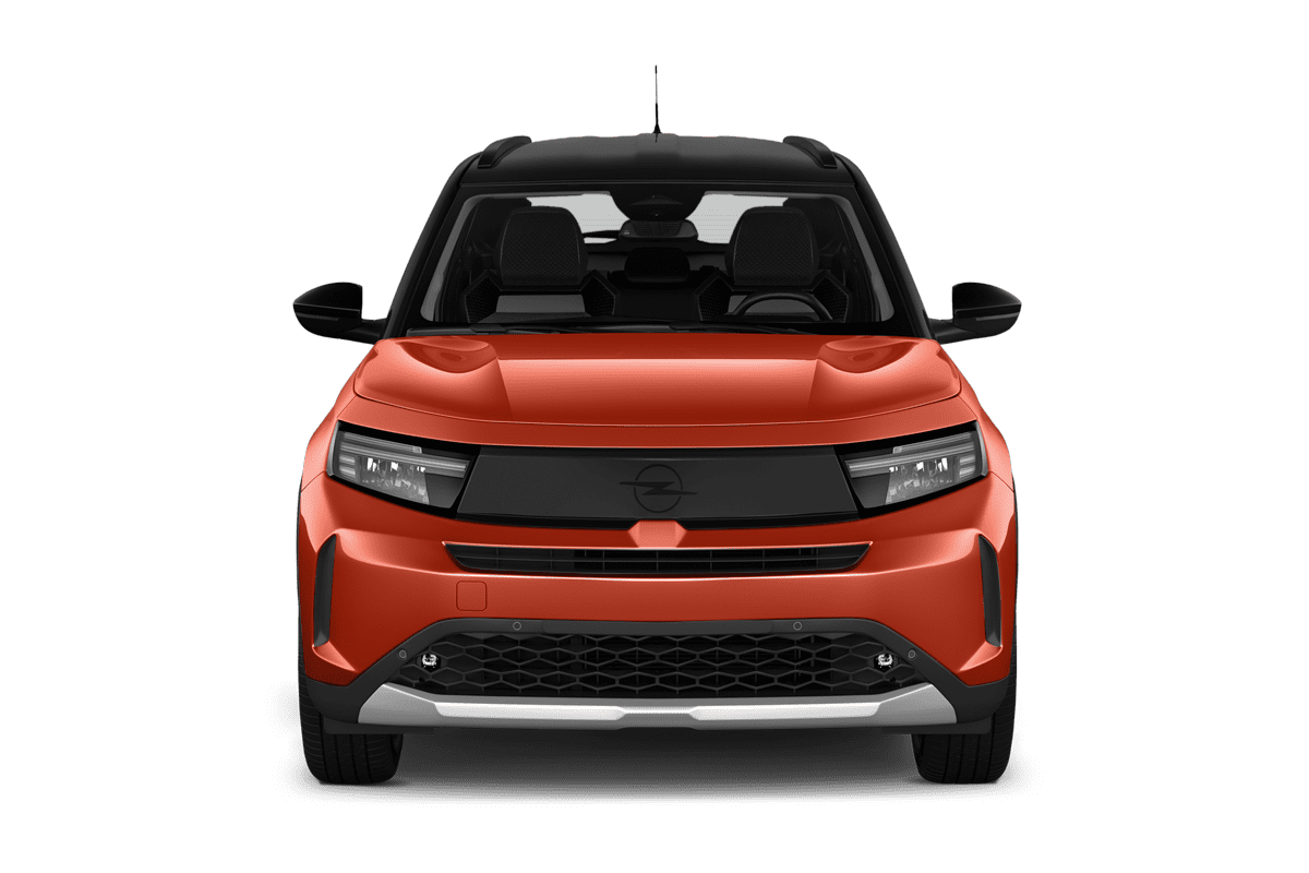 Frontansicht eines Opel Frontera Electric , freigestellt