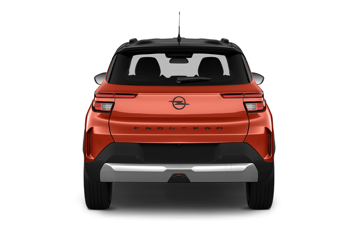 Heckansicht eines Opel Frontera Electric 