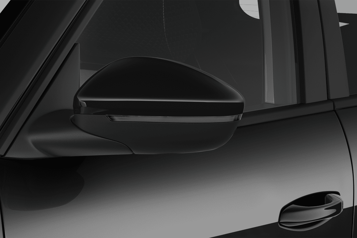 Rückspiegel eines Opel Frontera Electric