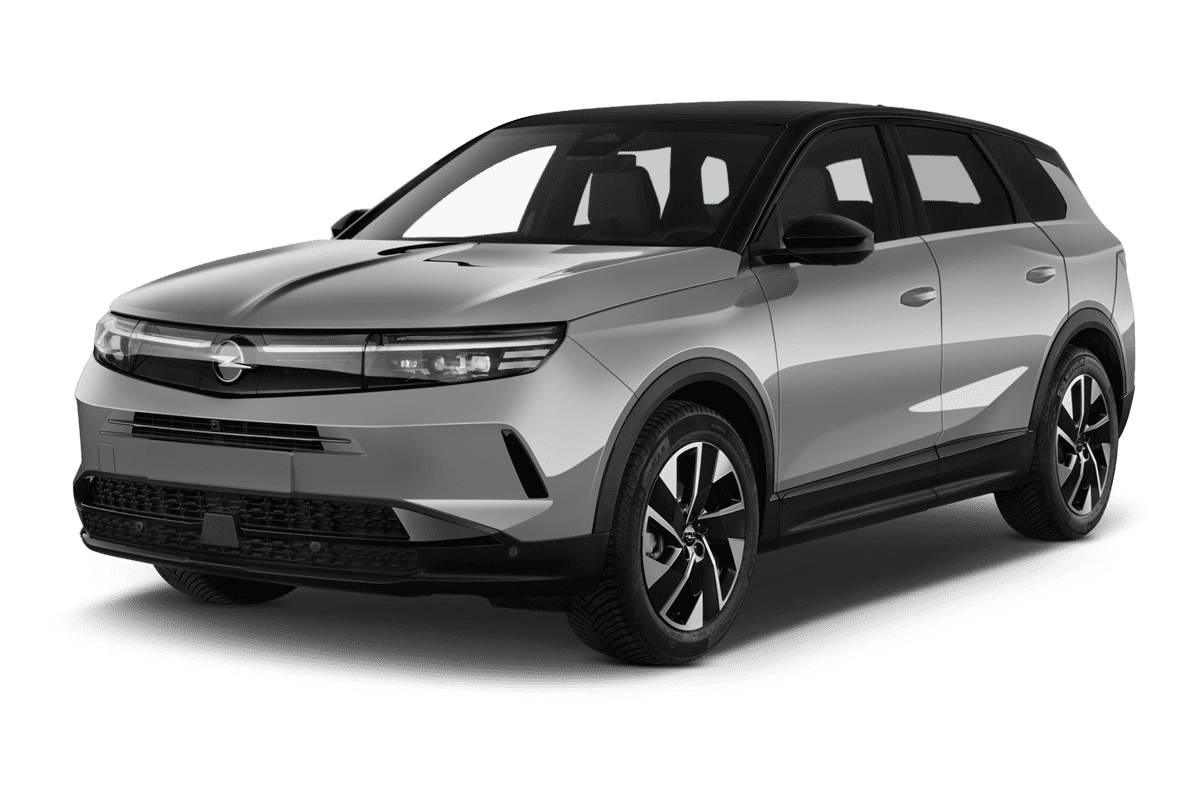 Schräge Frontansicht eines Opel Grandland , freigestellt