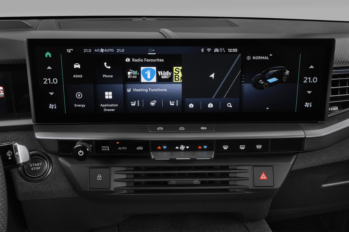 Mittelkonsole eines Opel Grandland Electric