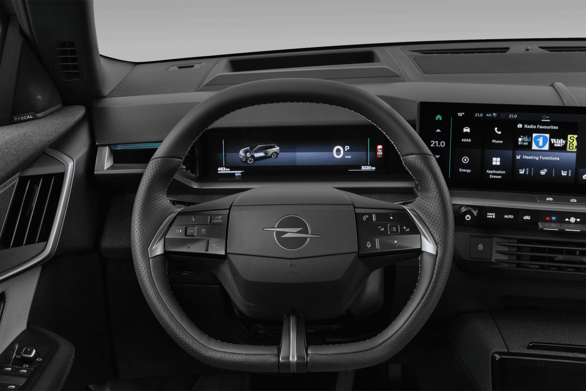 Lenkrad eines Opel Grandland Electric