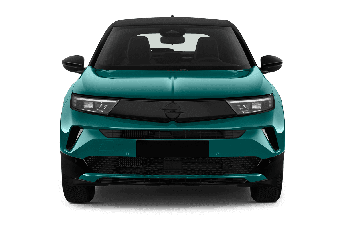 Frontansicht eines Opel Mokka, freigestellt