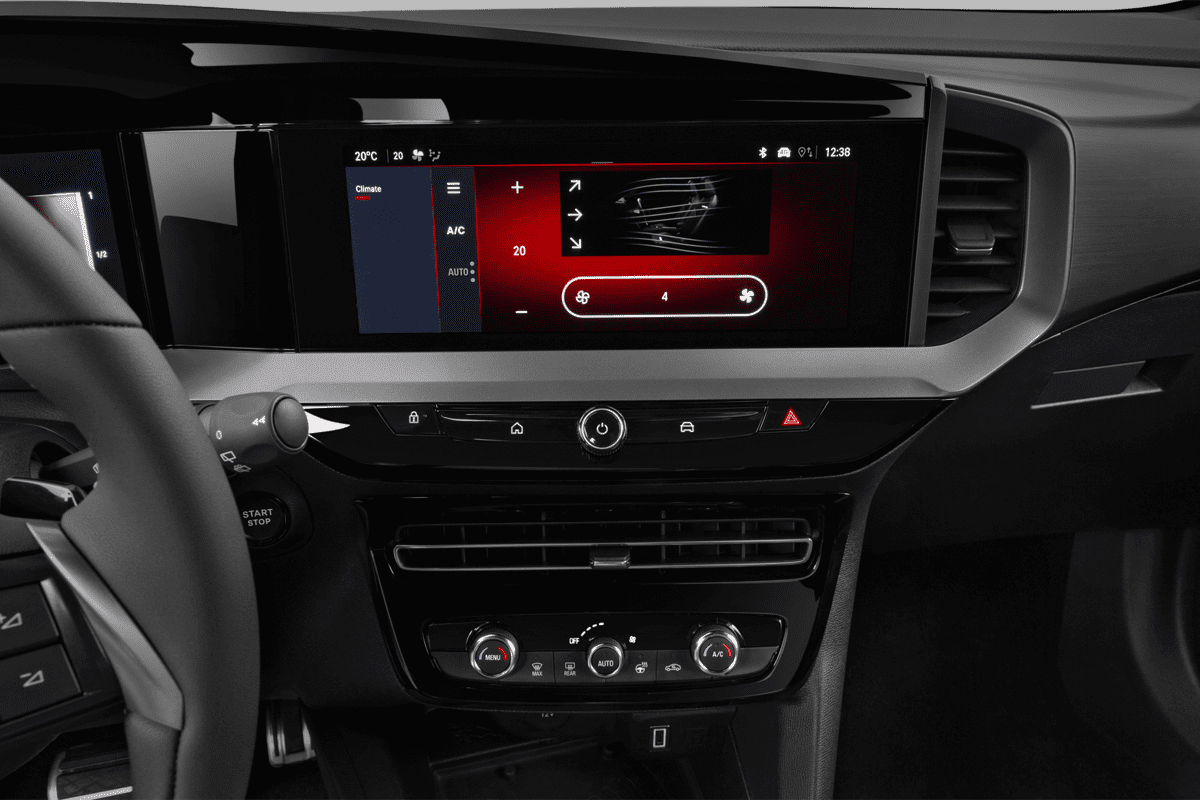 Klimasteuerung eines Opel Mokka