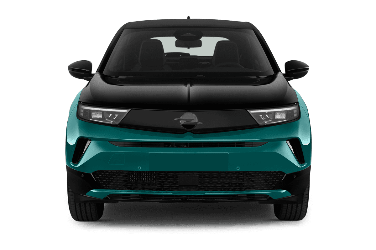 Frontansicht eines Opel Mokka Electric, freigestellt