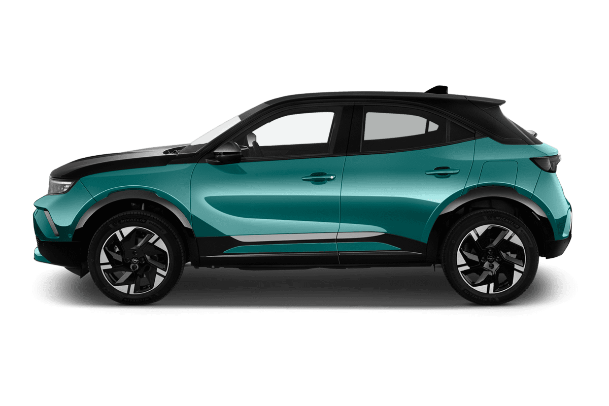 Seitenansicht eines Opel Mokka Electric
