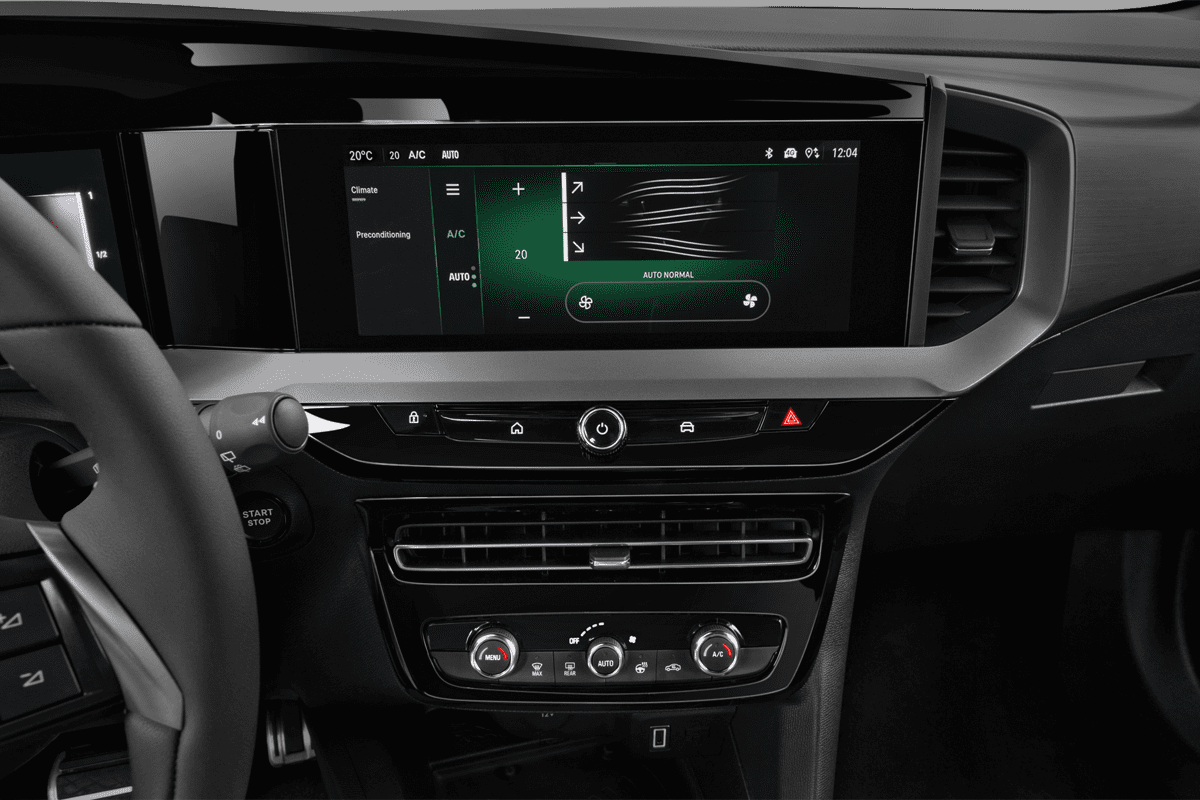 Klimasteuerung eines Opel Mokka Electric