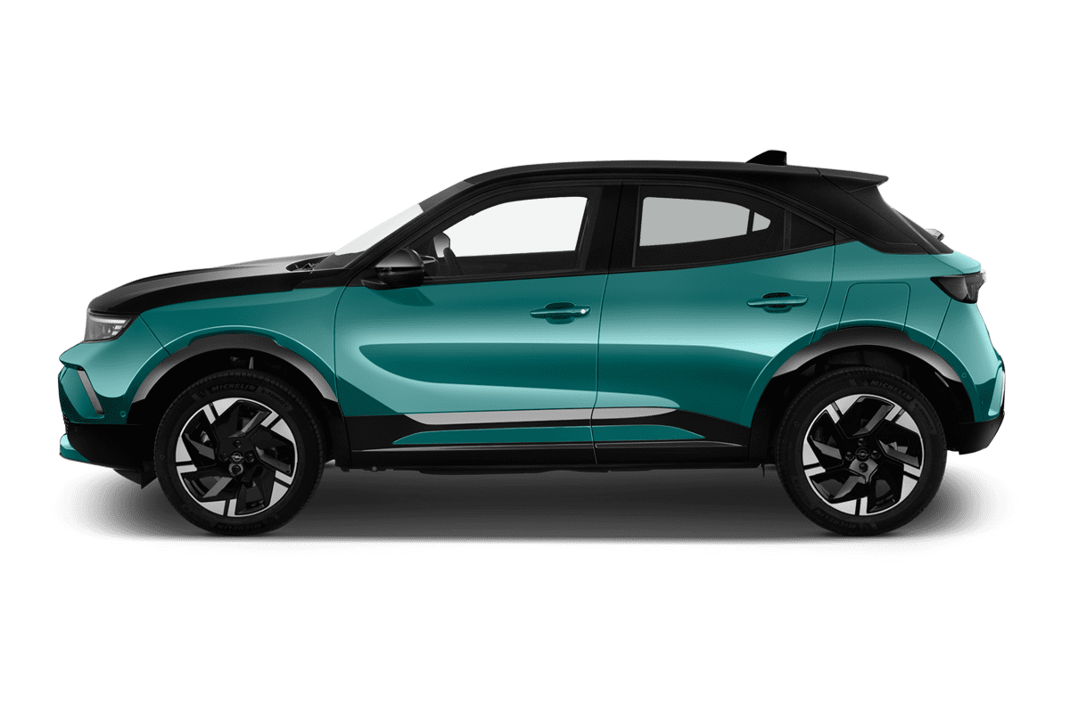 Seitenansicht eines Opel Mokka Electric