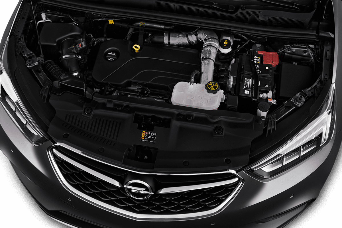 Motorraum eines Opel Mokka X LPG
