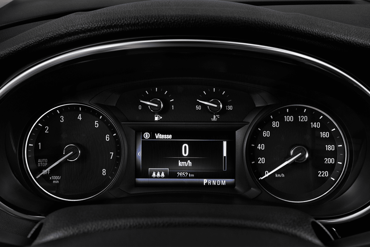 Kombiinstrument eines Opel Mokka X LPG