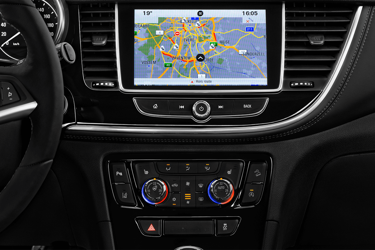 Mittelkonsole eines Opel Mokka X LPG