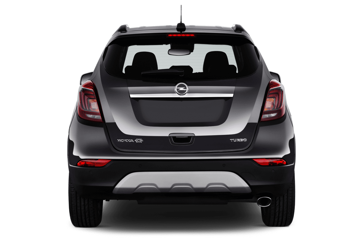 Heckansicht eines Opel Mokka X LPG