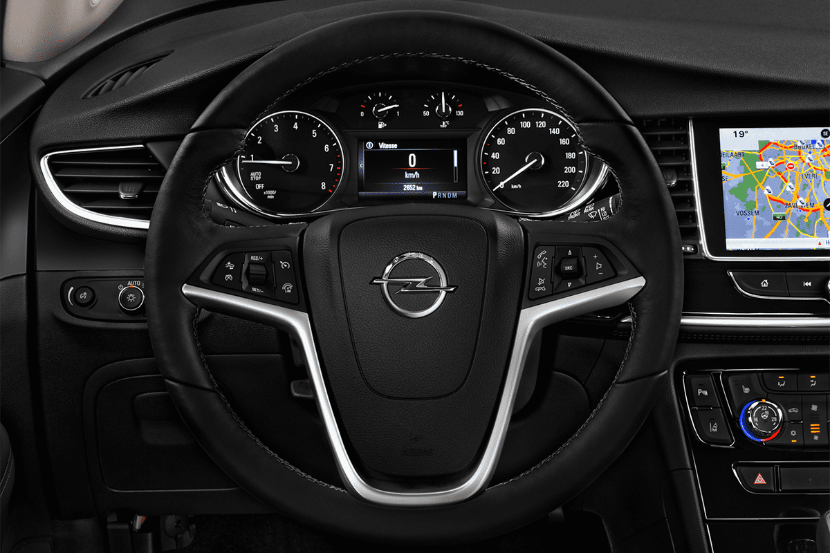 Lenkrad eines Opel Mokka X LPG