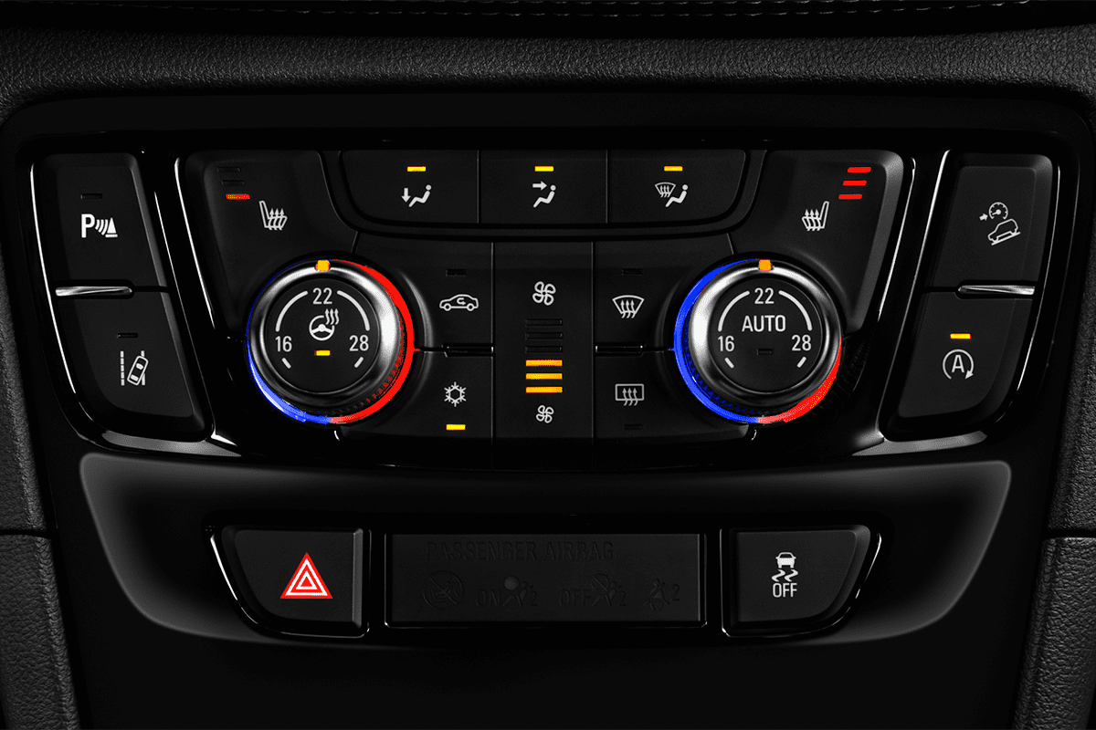 Klimasteuerung eines Opel Mokka X LPG