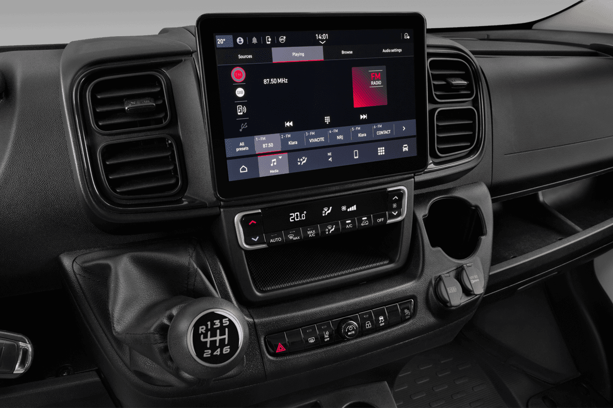 Audiosystem eines Opel Movano Kastenwagen