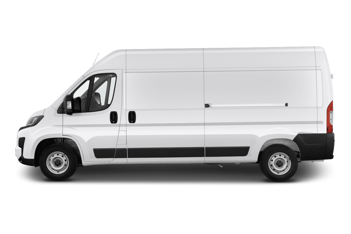 Seitenansicht eines Opel Movano Kastenwagen