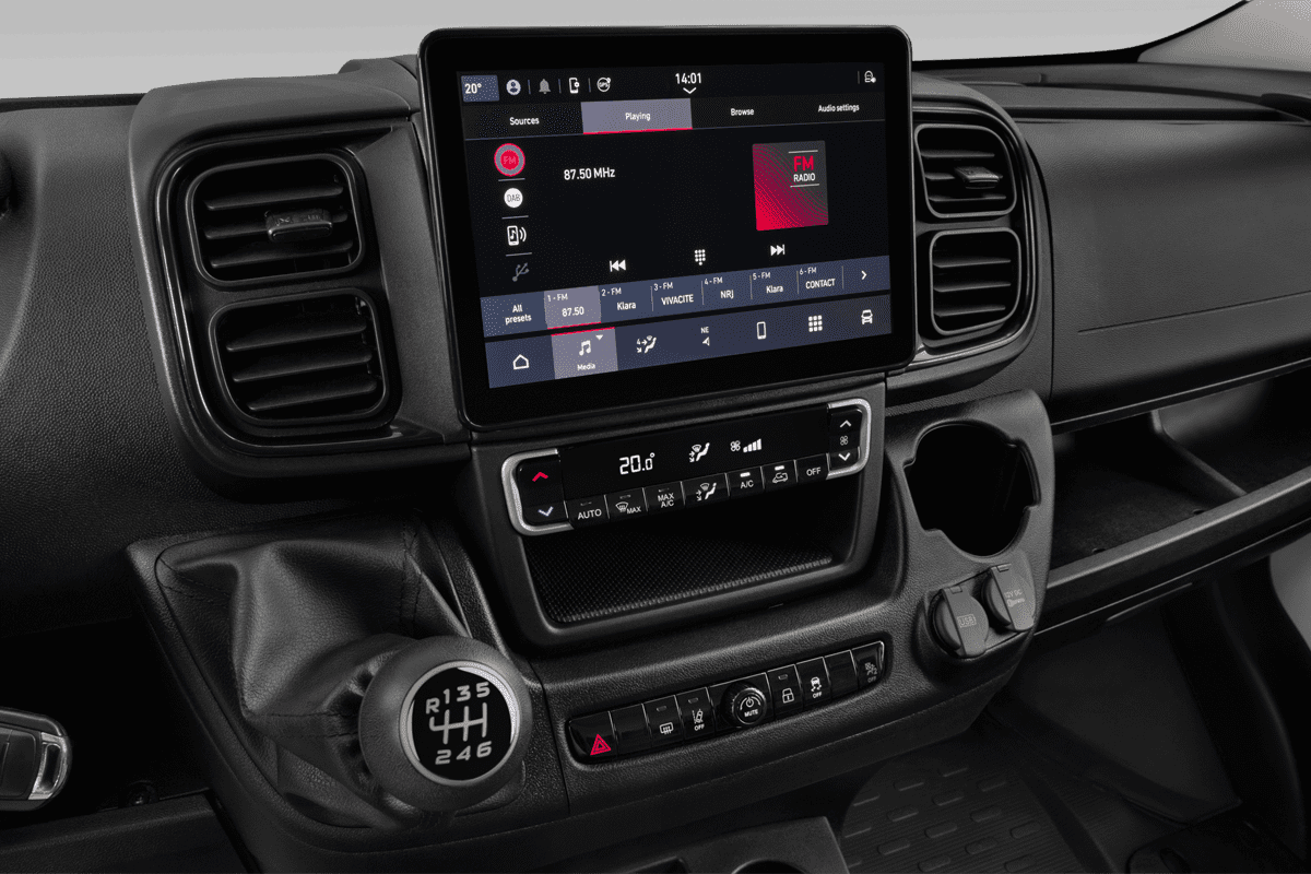 Audiosystem eines Opel Movano Kastenwagen