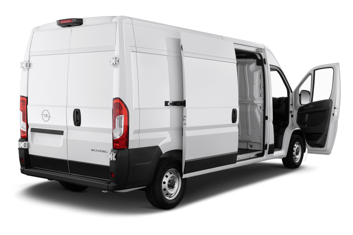 Türen eines Opel Movano Kastenwagen