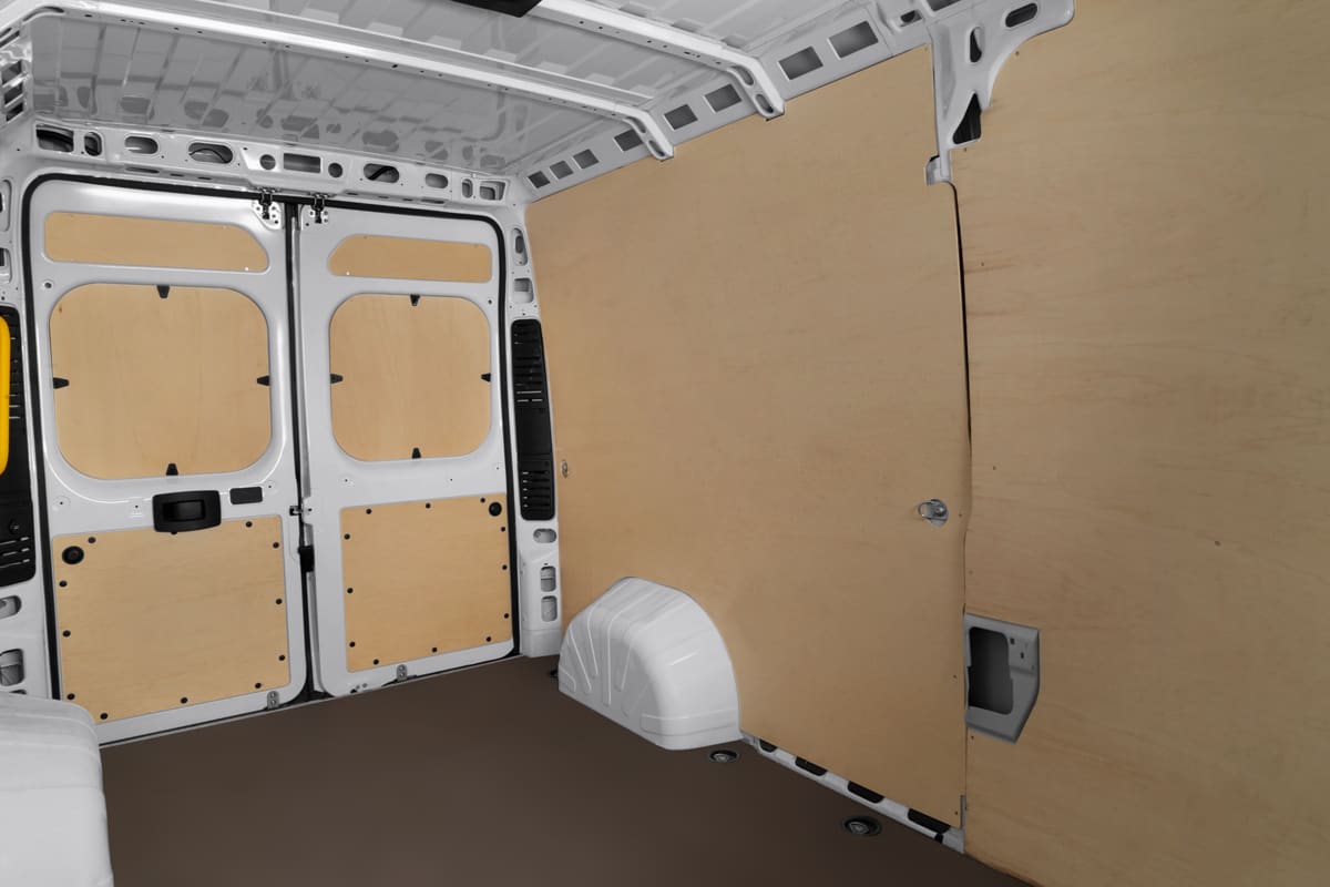 Rücksitzbank eines Opel Movano Kastenwagen