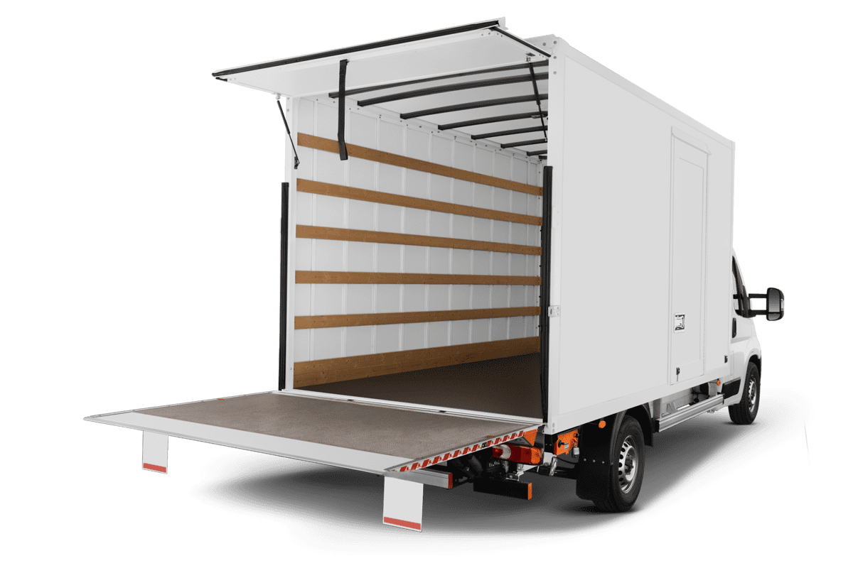 Kofferraum eines Opel Movano Normal Paketwagen