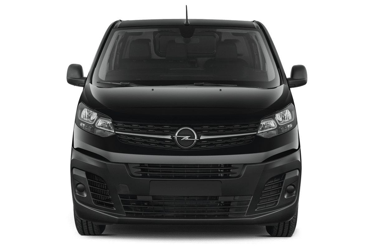 Frontansicht eines Opel Vivaro Kastenwagen, freigestellt