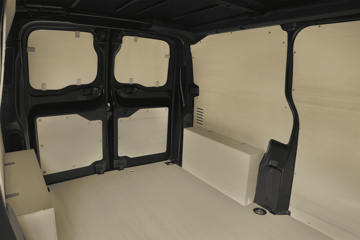 Rücksitzbank eines Opel Vivaro Kastenwagen