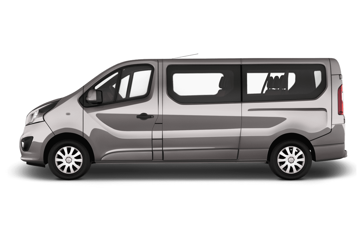 Seitenansicht eines Opel Vivaro Kombi