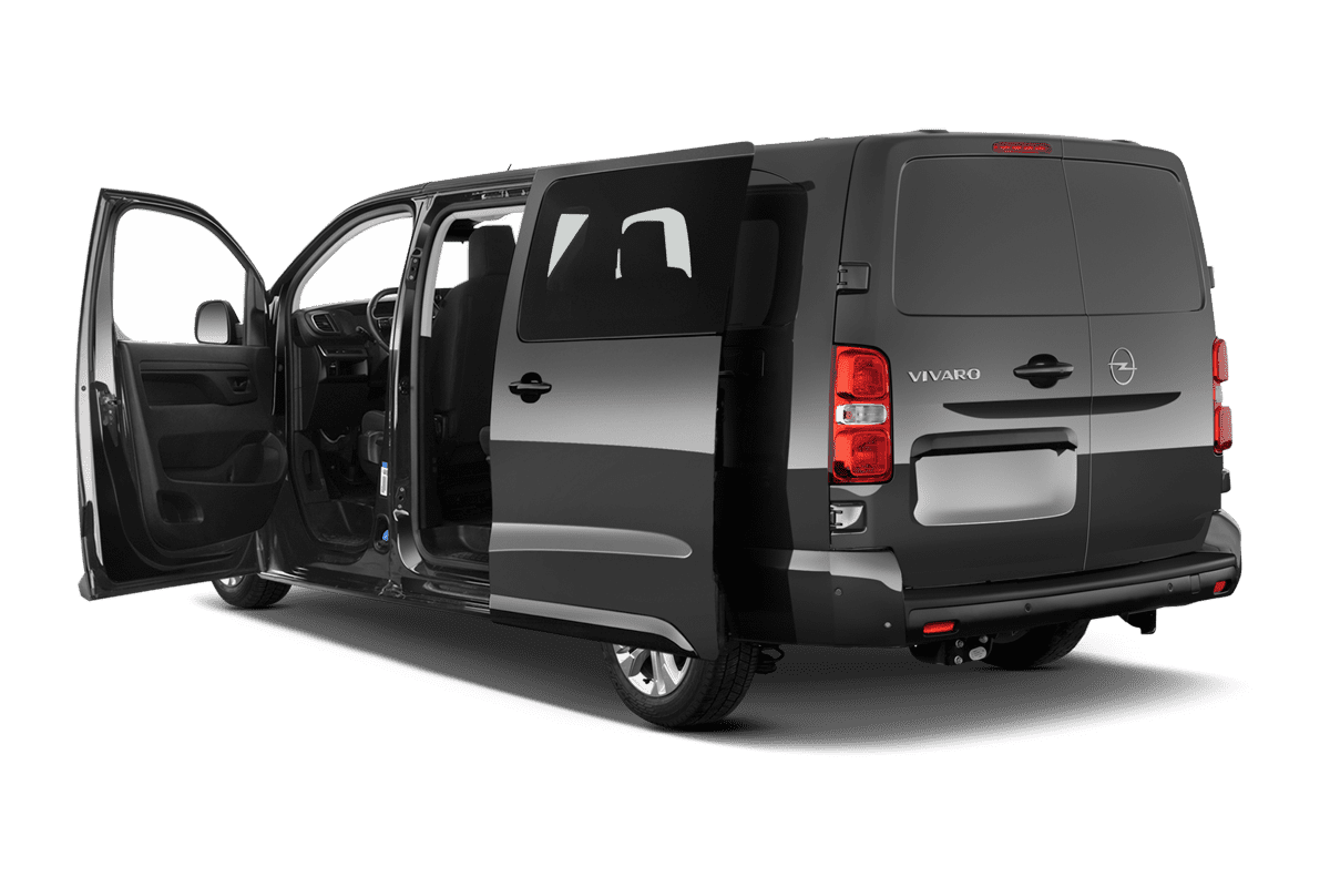 Türen eines Opel Vivaro Doppelkabine Kastenwagen