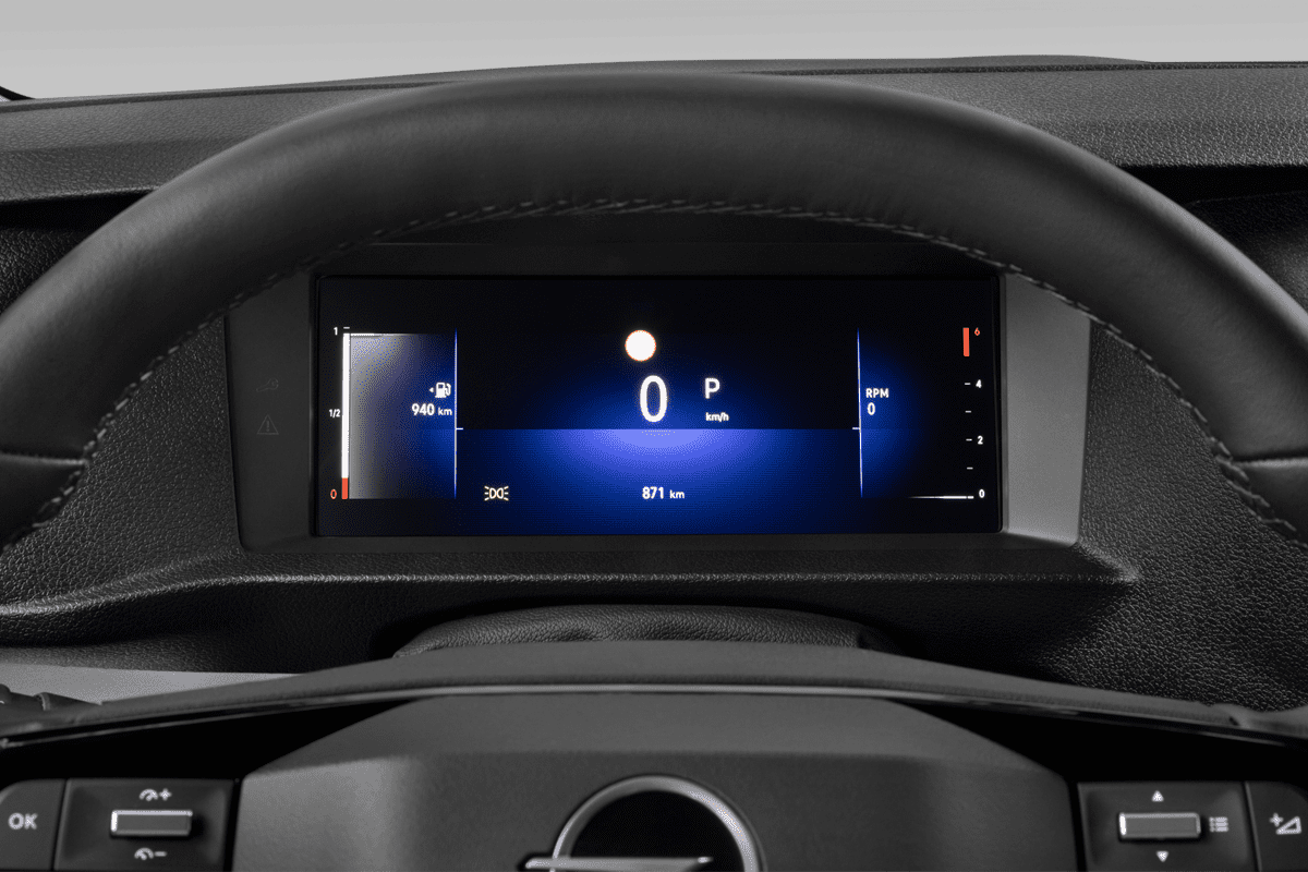 Kombiinstrument eines Opel Vivaro Doppelkabine Kastenwagen