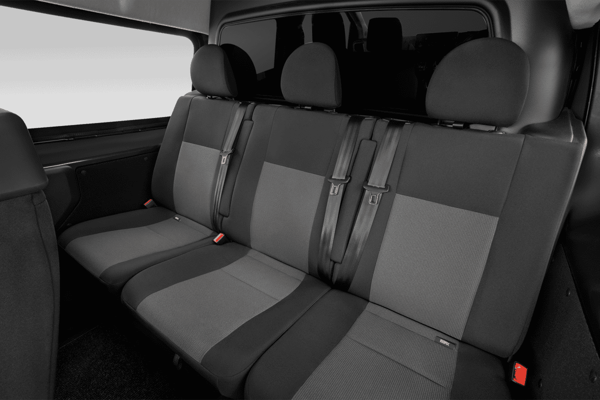 Rücksitzbank eines Opel Vivaro Doppelkabine Kastenwagen