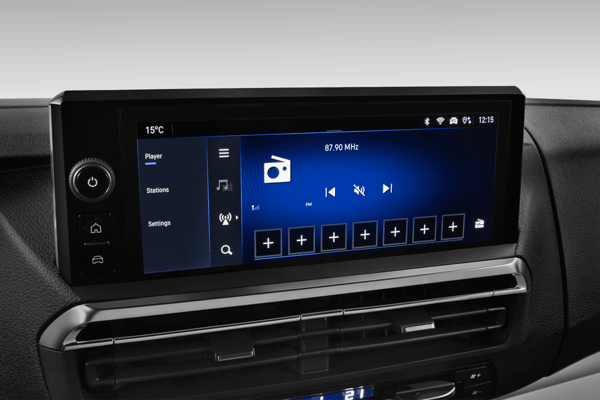 Audiosystem eines Opel Vivaro-e Kastenwagen 