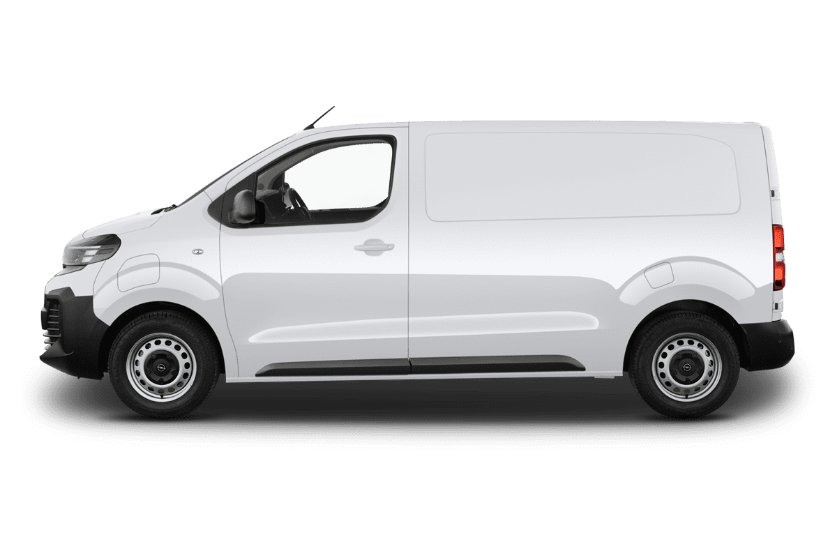 Seitenansicht eines Opel Vivaro-e Kastenwagen 