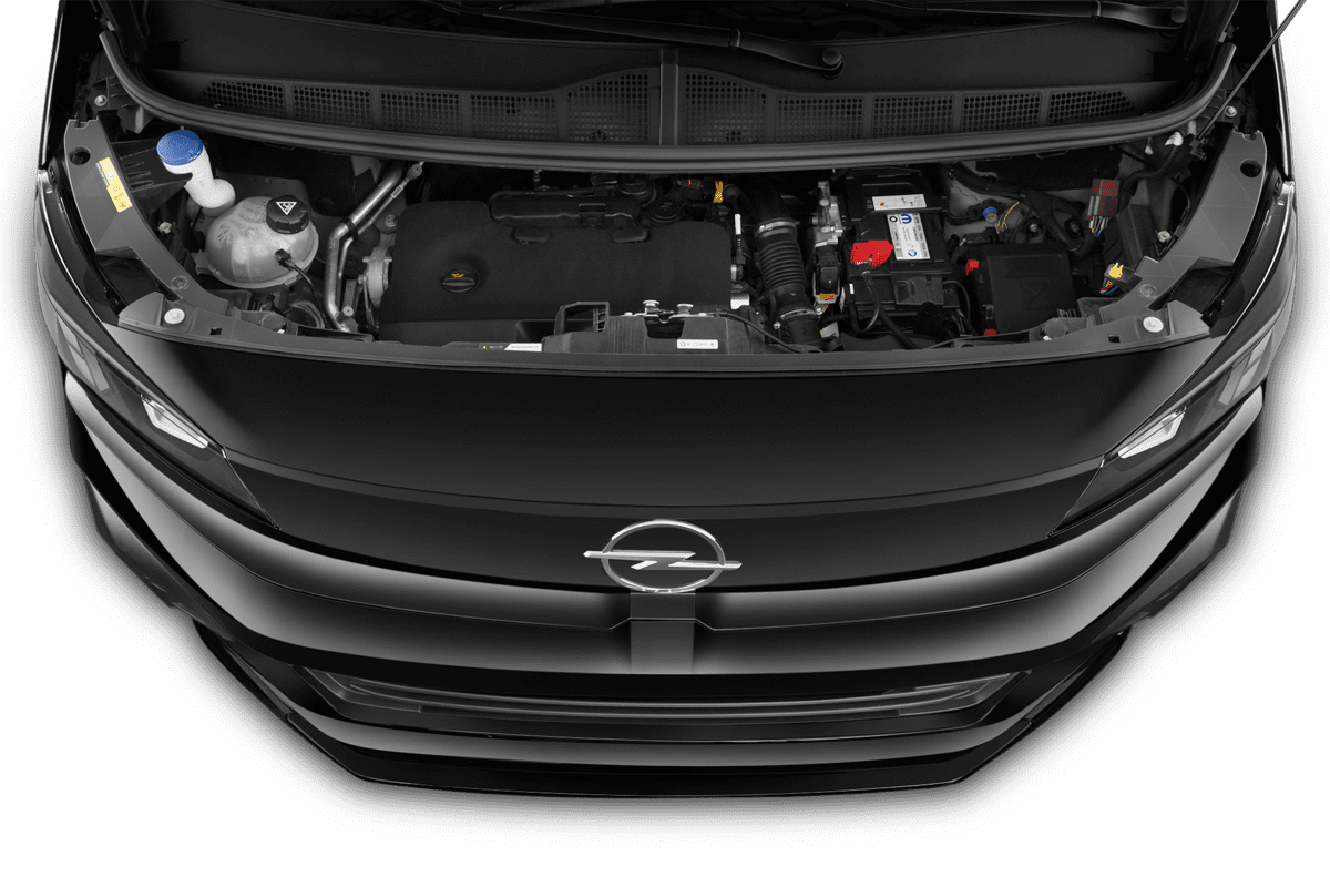 Motorraum eines Opel Zafira Electric