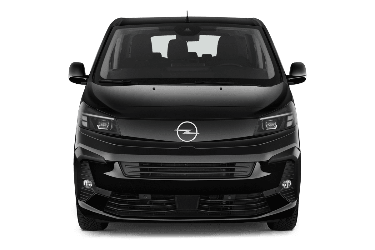 Frontansicht eines Opel Zafira Electric, freigestellt