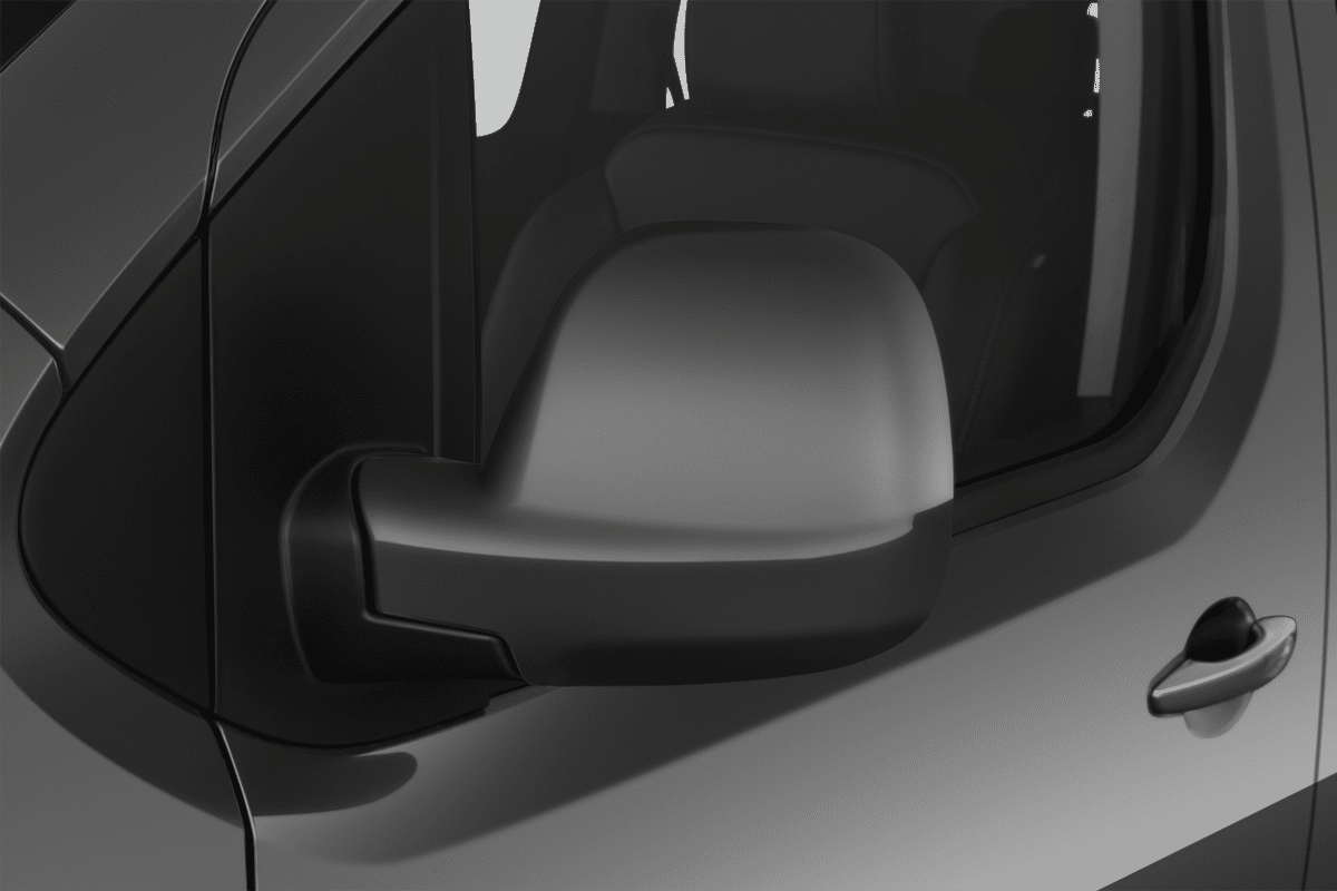 Rückspiegel eines Opel Zafira Life