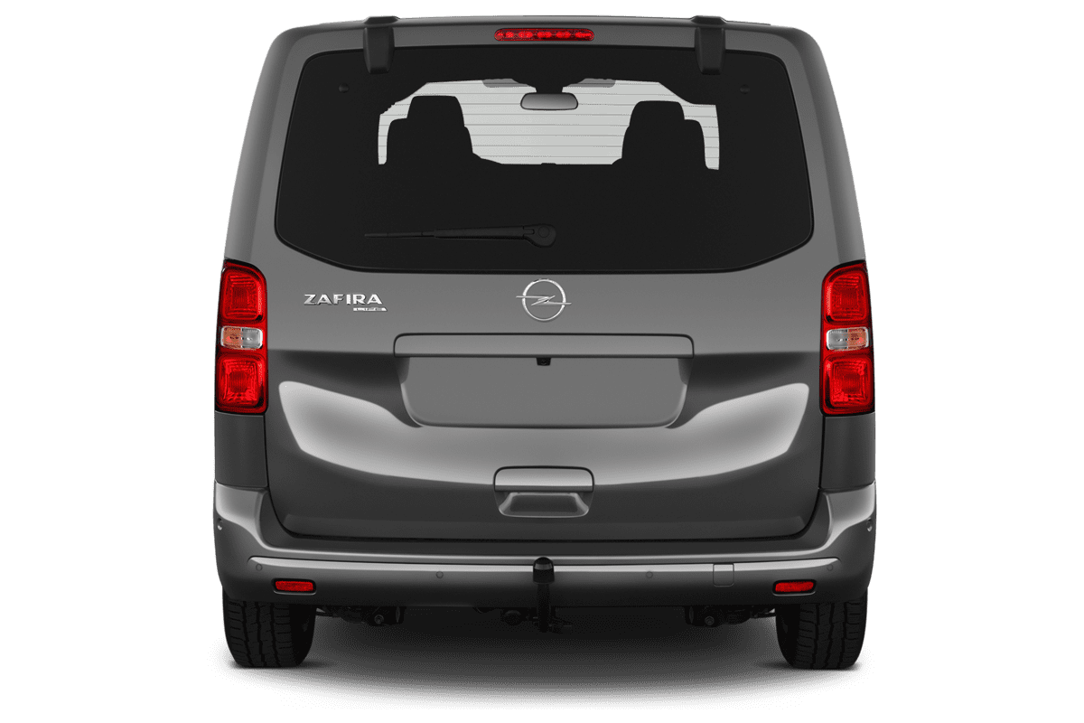 Heckansicht eines Opel Zafira Life