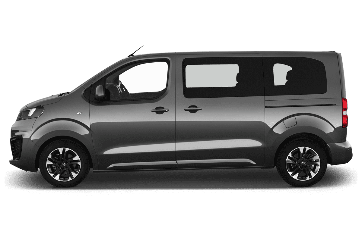 Seitenansicht eines Opel Zafira Life