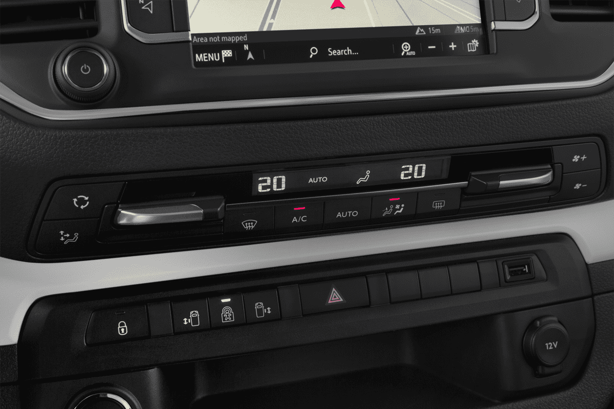 Klimasteuerung eines Opel Zafira Life