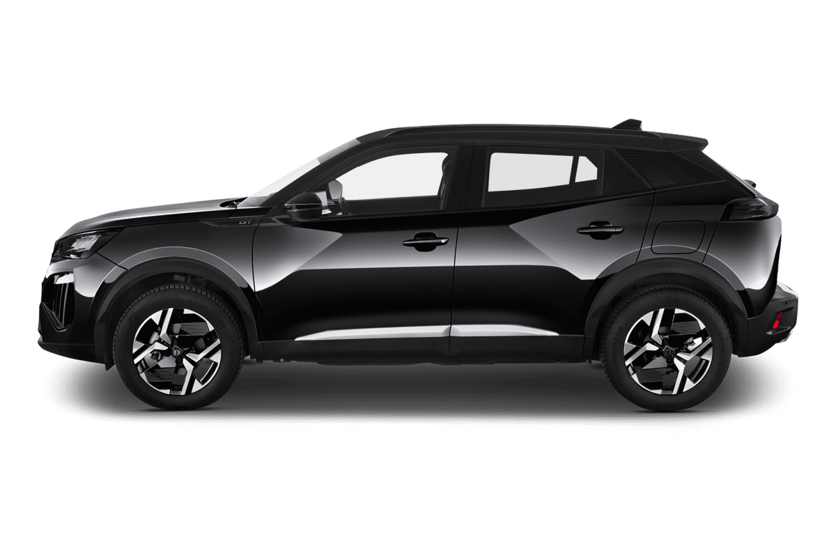 Seitenansicht eines Peugeot 2008 Hybrid