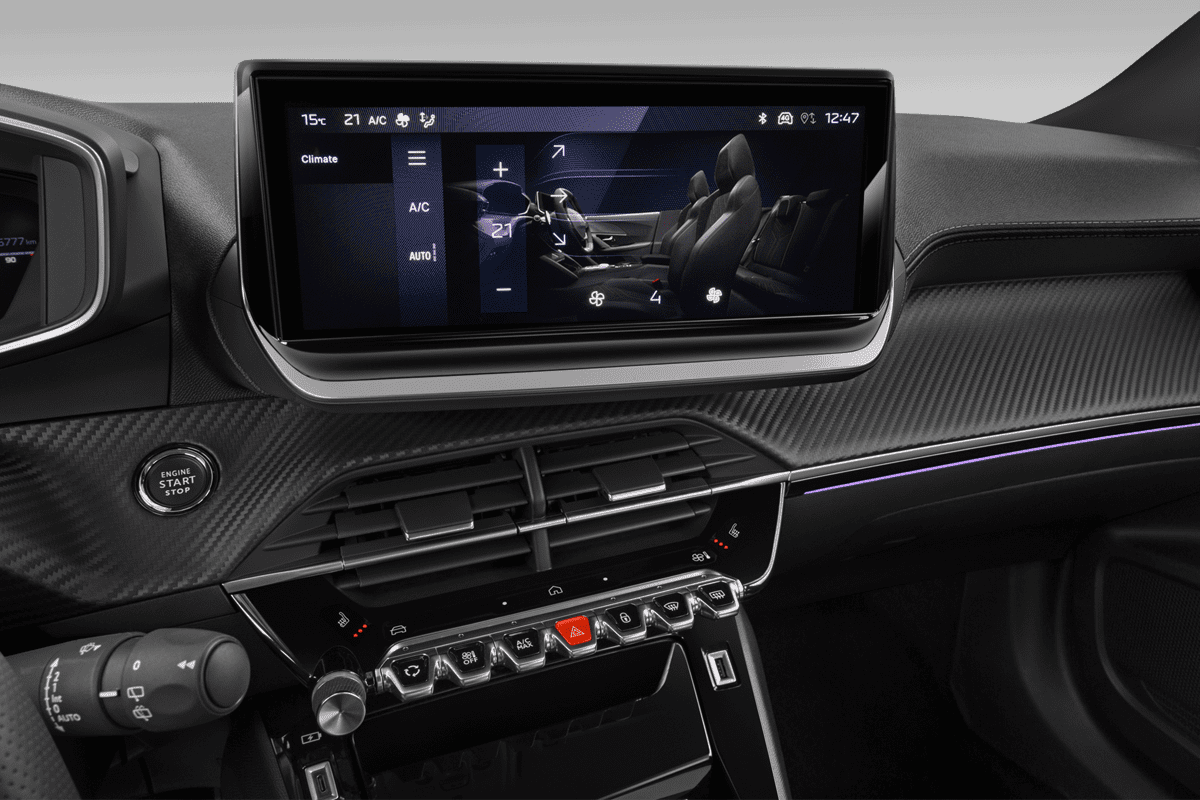 Klimasteuerung eines Peugeot 2008 Hybrid