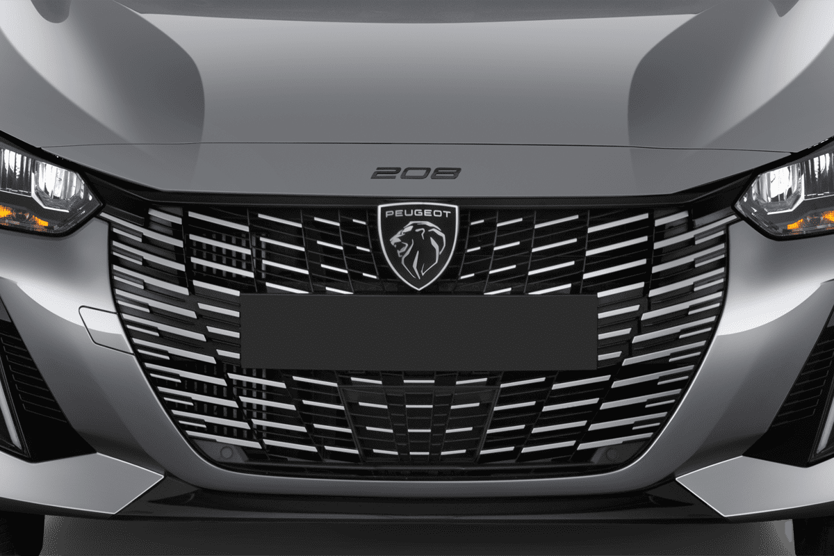 Kühlergrill eines Peugeot 208
