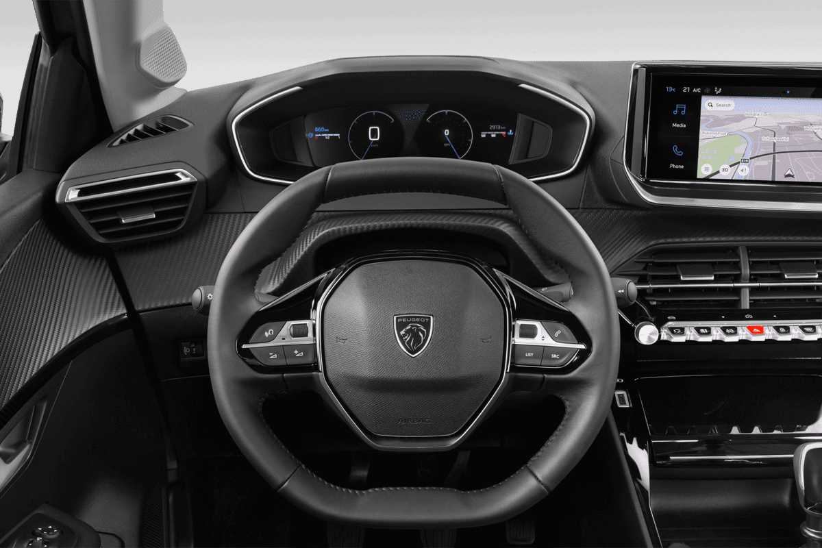 Lenkrad eines Peugeot 208