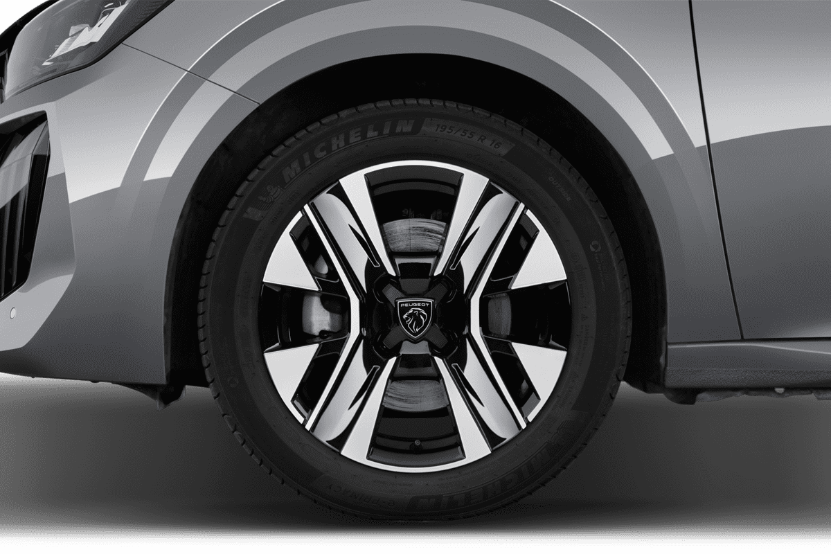 Radkappe oder Felge eines Peugeot 208