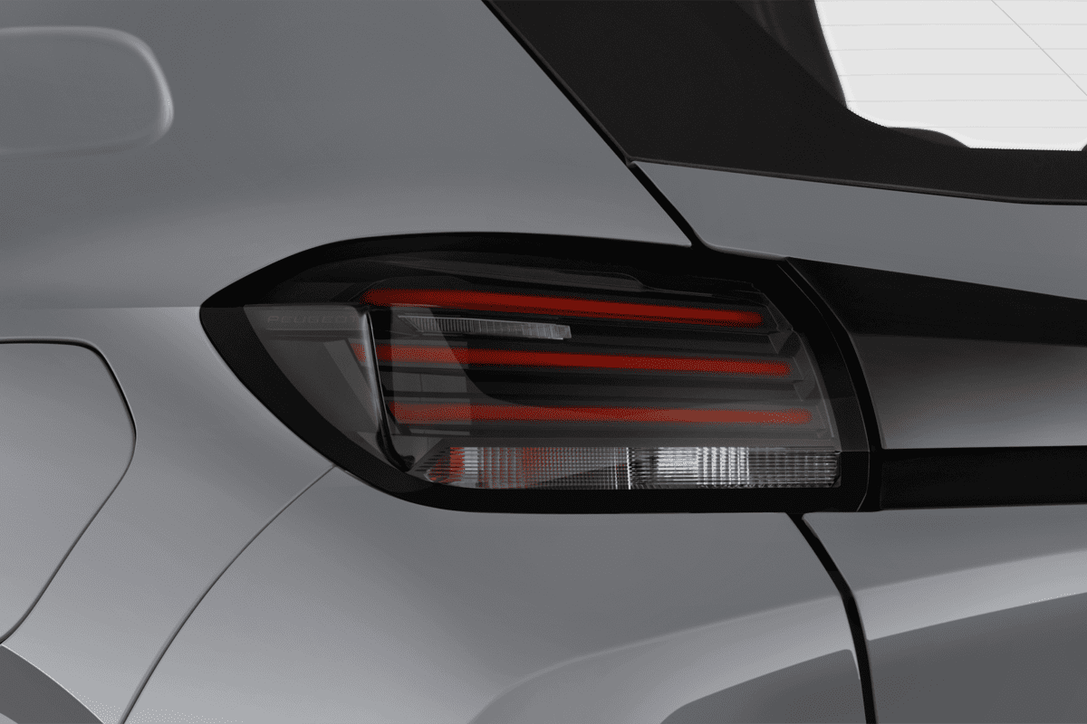 Heckleuchten eines Peugeot 208