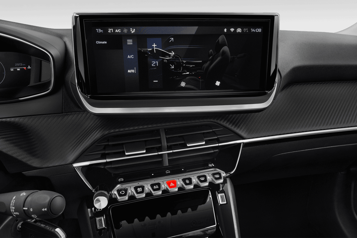 Klimasteuerung eines Peugeot 208