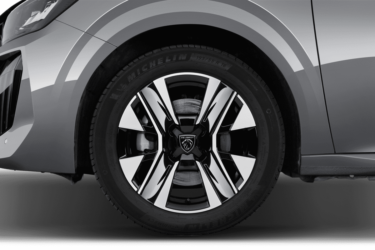 Radkappe oder Felge eines Peugeot 208