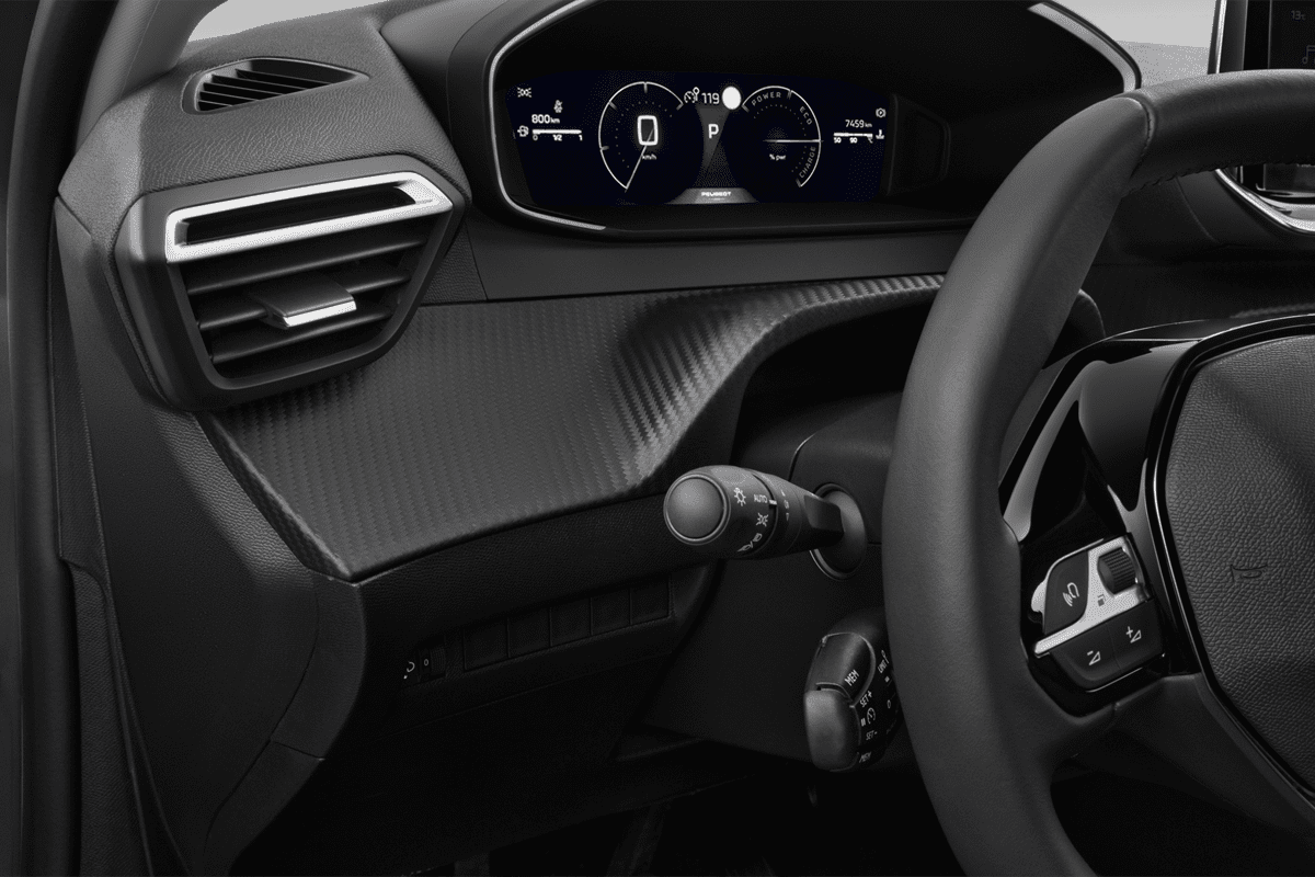 Lüftung eines Peugeot 208 Hybrid