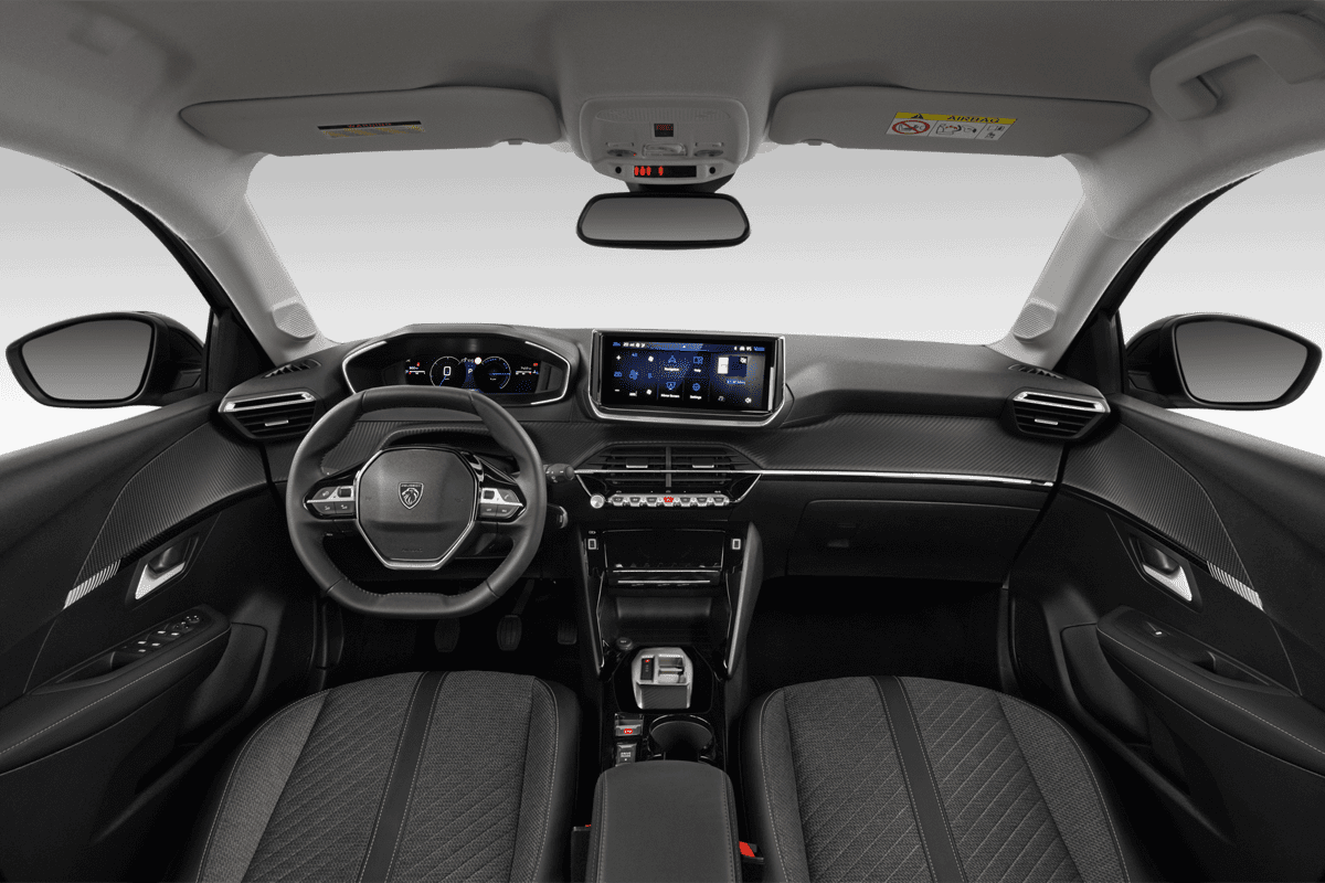Armaturenbrett eines Peugeot 208 Hybrid